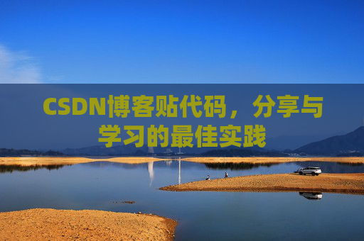 CSDN博客贴代码，分享与学习的最佳实践